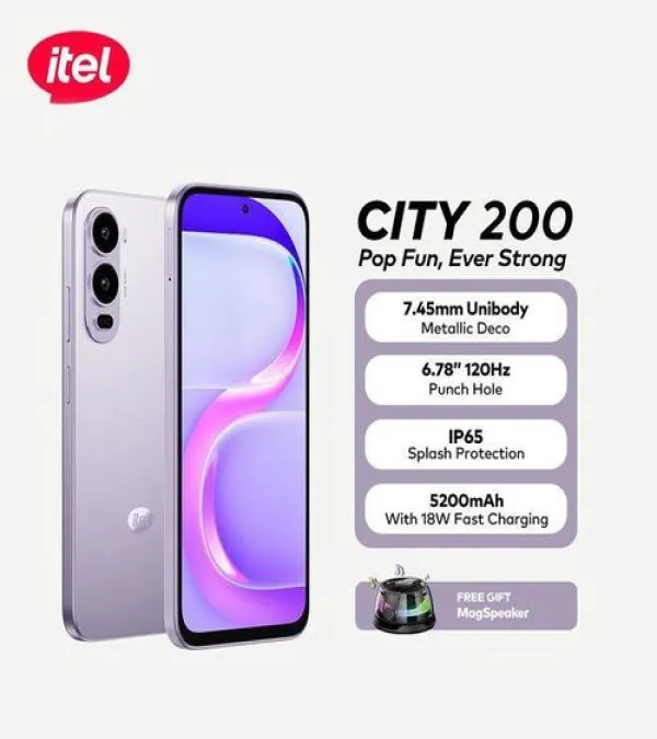 itel City 200 4gb (Extended to 8gb Ram)...